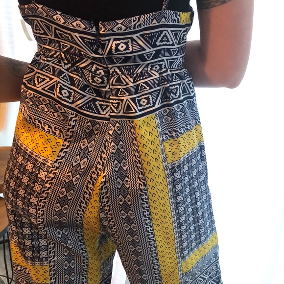 L'ATISTE Pants - Tribal Print Jumpsuit